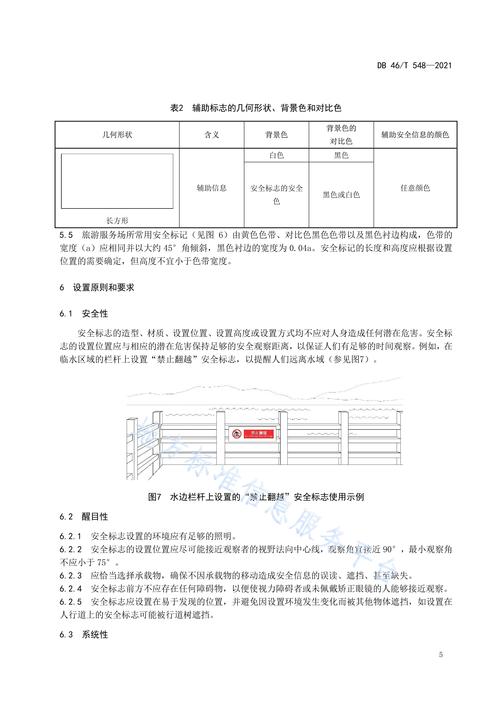 p>《旅游服務(wù)場所安全標(biāo)志設(shè)置規(guī)范》(db46/t 548-2021)是2021年11月